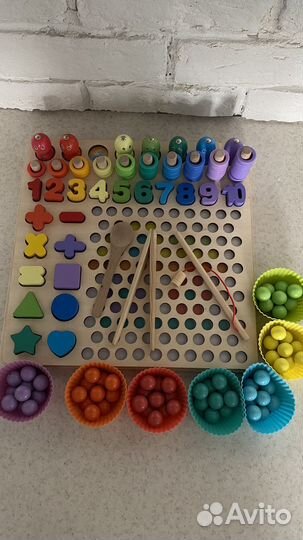 Деревянный сортер 7в1