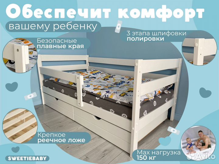 Детская кровать-домик двухъярусная Sweetie House 3