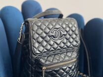 Стёганый Рюкзак chanel натуральная кожа