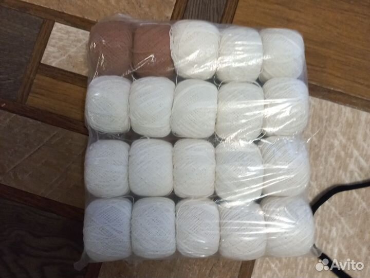 Нитки хлопчатобумажные вязальные