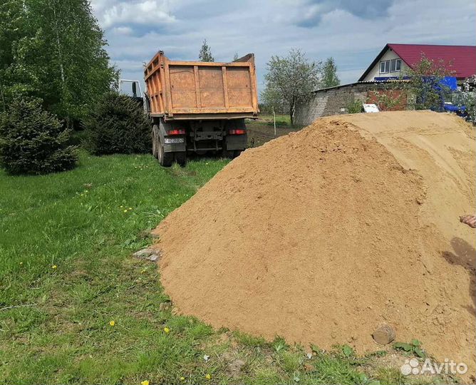 Щебень/Песок/пгс/Гравий