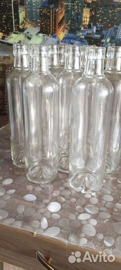 Стеклянная бутылка 0.5л