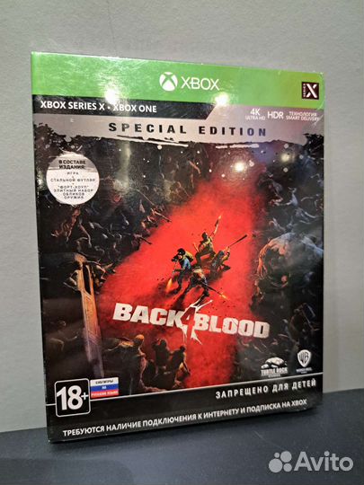 Back 4 blood steel book xbox one