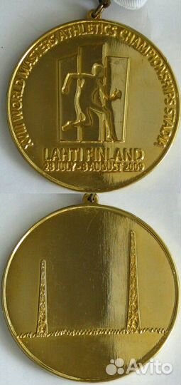 Медаль спортивная шейная WMA wmac imga WMG