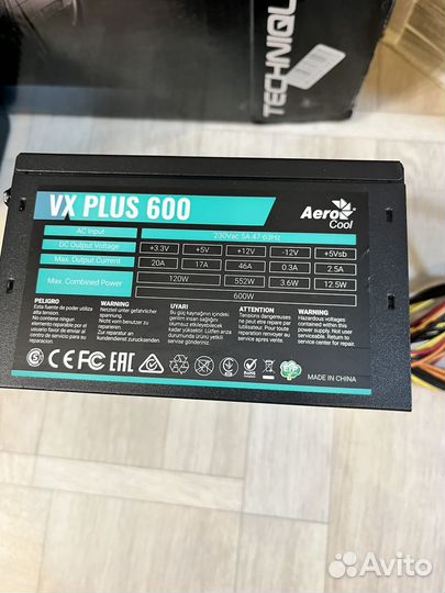 Материнская плата с ryzen 5 2600, озу 16гб, бп