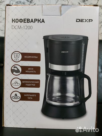 Кофеварка капельная dexp