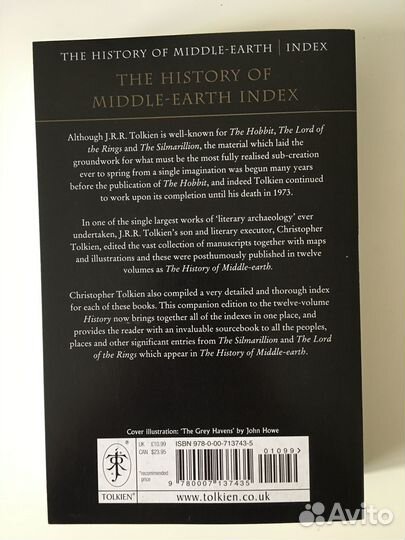 The History of Middle Earth Index (Tolkien)