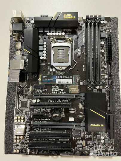 Неисправная материнская плата Gigabyte Z170