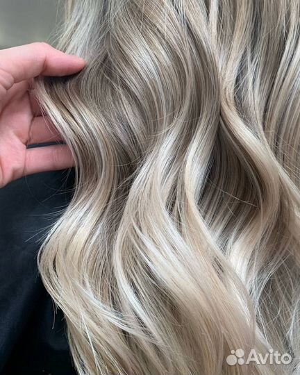 Аиртач окрашивание волос блонд стрижки
