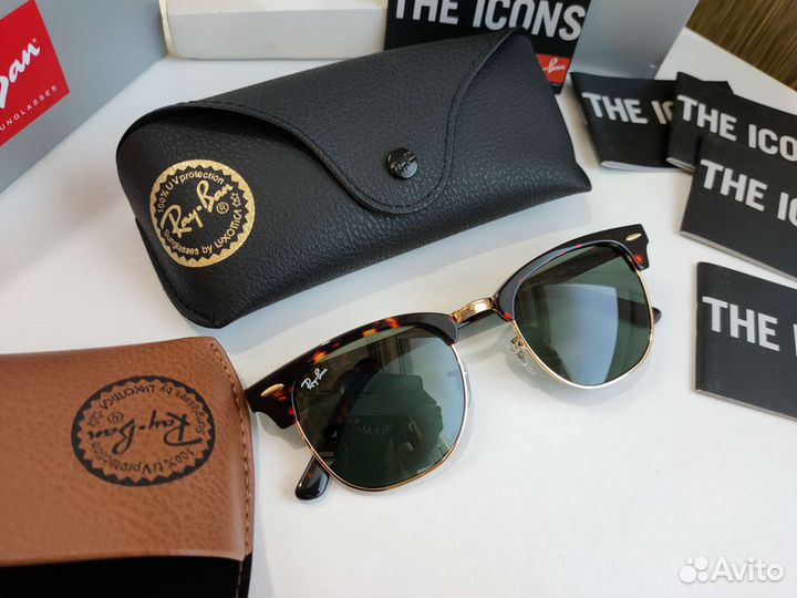 Солнцезащитные очки Ray-Ban Clubmaster RB3016