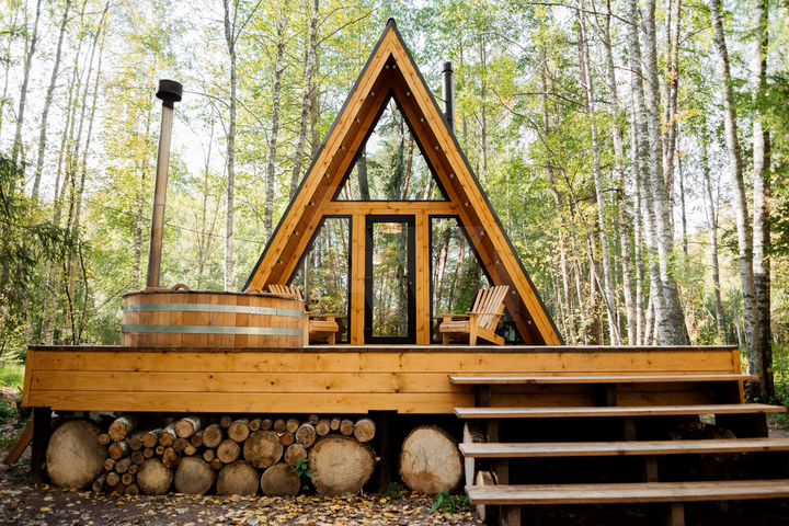 Коттедж 42 м² на участке 3 га