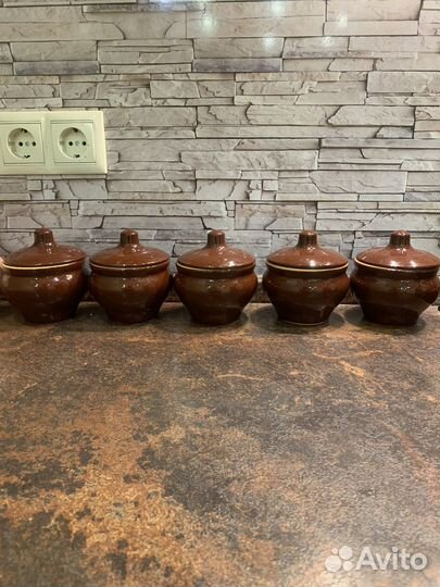 Горшок для запекания 5 штук