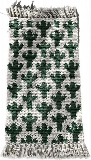 Ковер вязанный хлопок