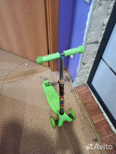 Самокат детский трехколесный бу