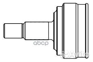 Шрус peugeot 206 1.1-1.4 98- нар. +ABS 845067 GSP