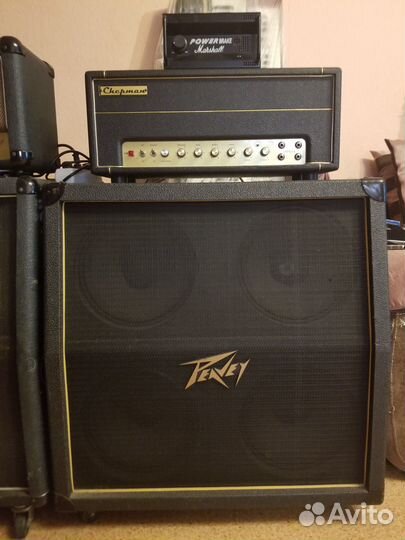 Marshall-chepman head 1987-412 cab peavey