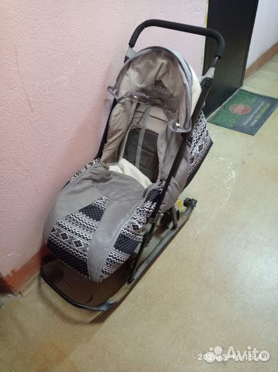 Коляска санки