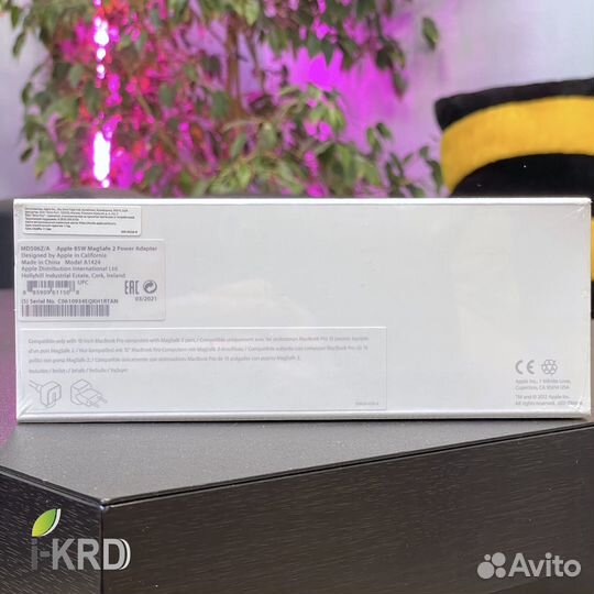 Зарядка MagSafe 2 85W (Строго оригинал, Новый)