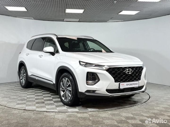 Hyundai Santa Fe 2.2 AT, 2018, 96 665 км