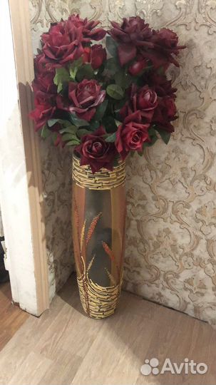 Ваза напольная высокая