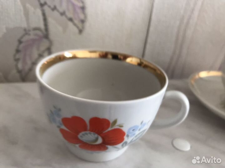 Чайный сервиз на 5 персон времен СССР