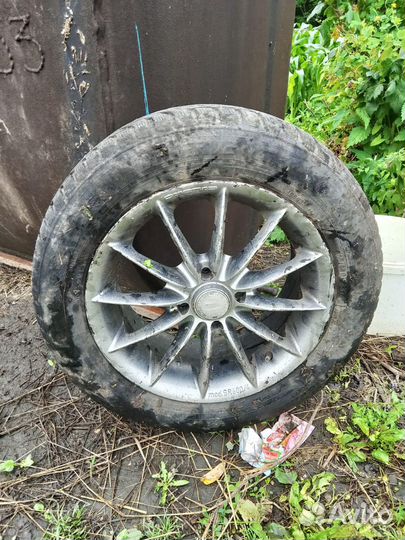 Литье диски r15 4x100 с резиной бу