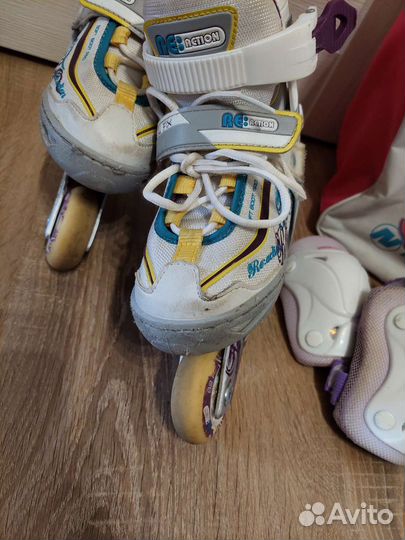 Ролики раздвижные детские размер 26-31