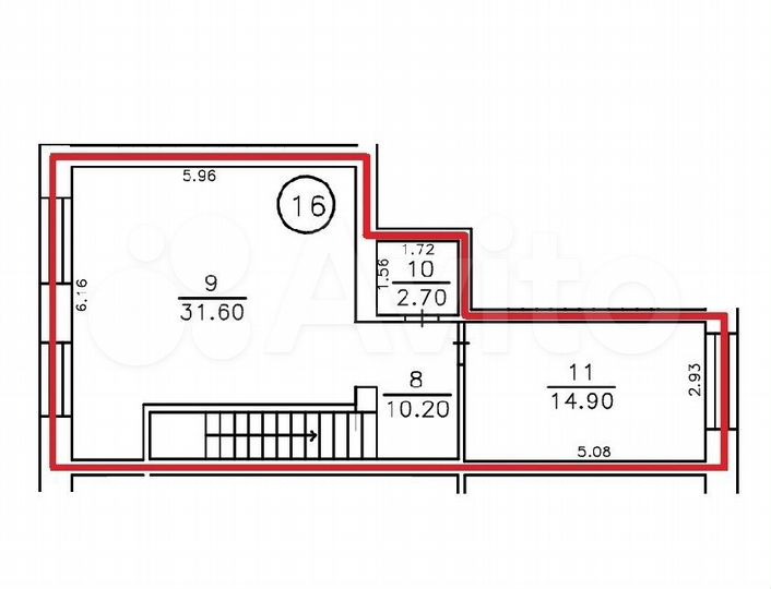 3-к. квартира, 126,1 м², 3/4 эт.