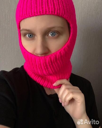 Балаклава вязаная ручная работа