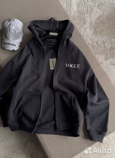 Зип zip худи vogue Balenciaga 3 цвета женский