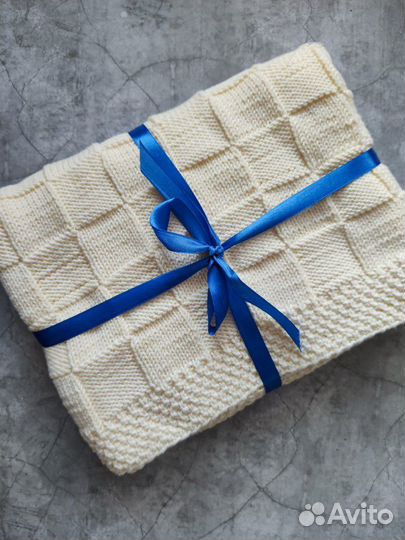 Вязаный плед