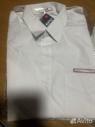 Рубашка форменная белая мужская