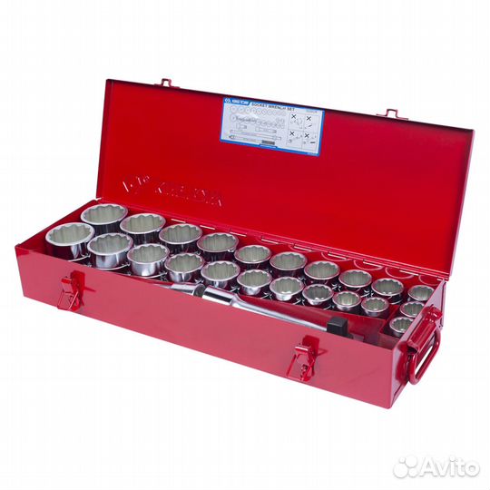 Набор торцевых головок king tony 6226CR