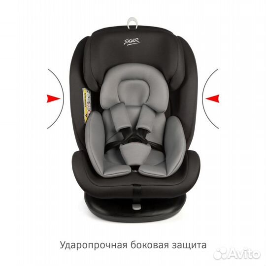Детское автокресло siger «престиж isofix» 0-36 кг