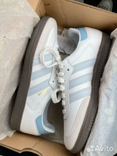 Adidas Samba OG White Halo Blue