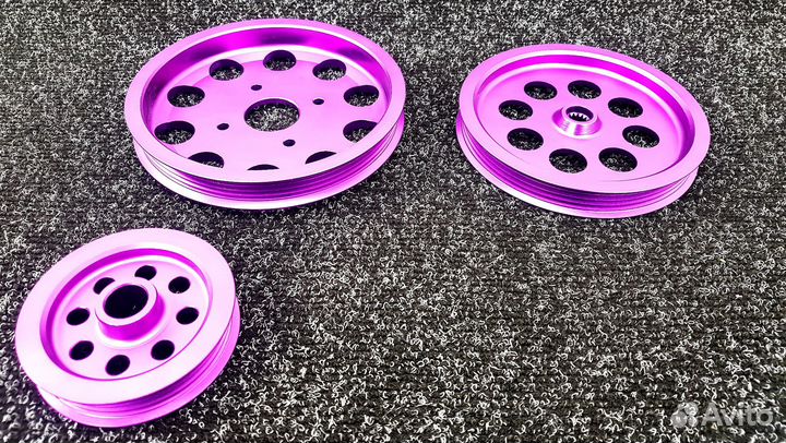 Шкивы алюминиевые облегченные - Nissan Skyline GTR