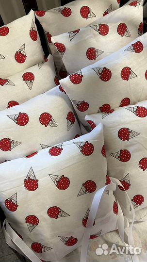 Бортики в детскую кроватку новые