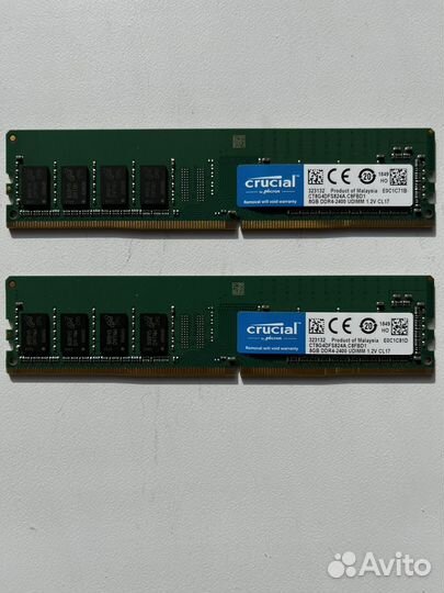 Оперативная память Crucial 8gb x 2