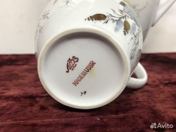 Чайник,Сахарница и сливочник Лфз Березка