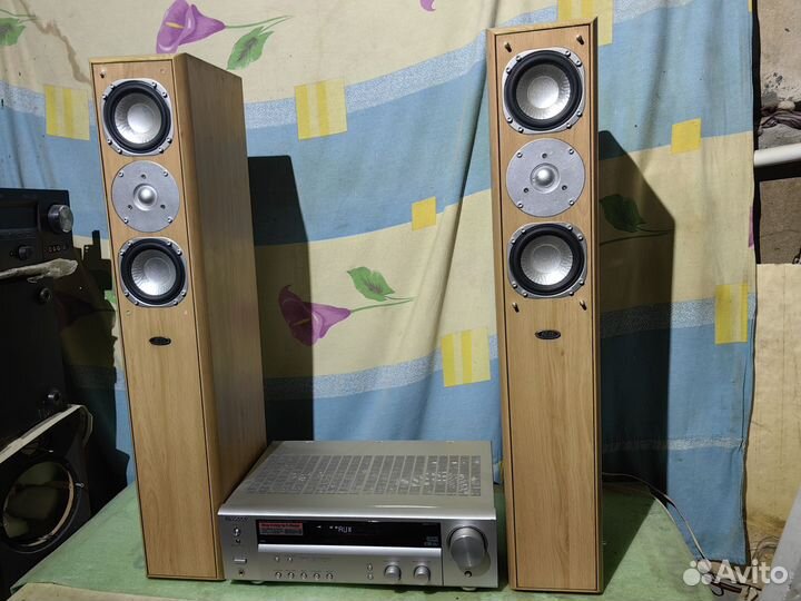 Колонки Eltax+ресивер Kenwood c Bluetooth