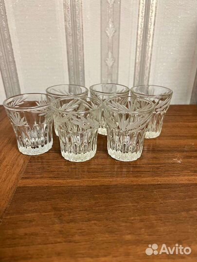 Стопки хрустальные