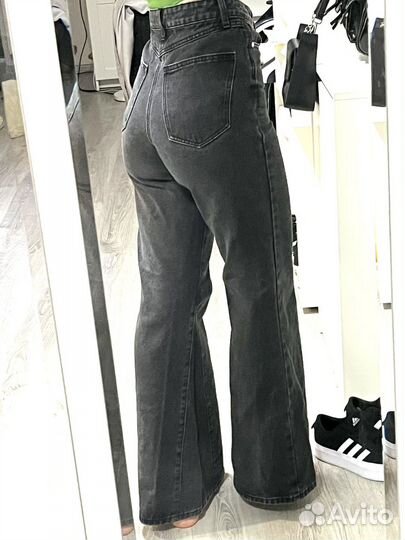 Джинсы клеш y2k женские