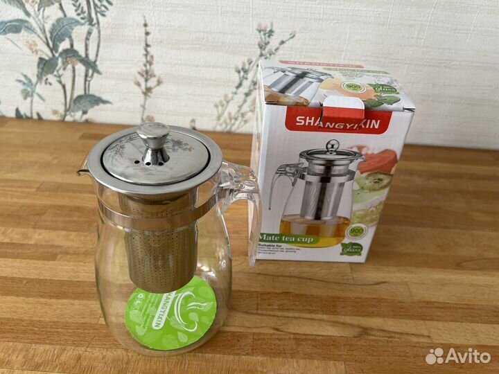 Чайник заварочный стекло 900мл