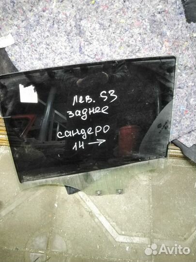 Стекло заднее левое Рено Сандеро 2 Sandero 2