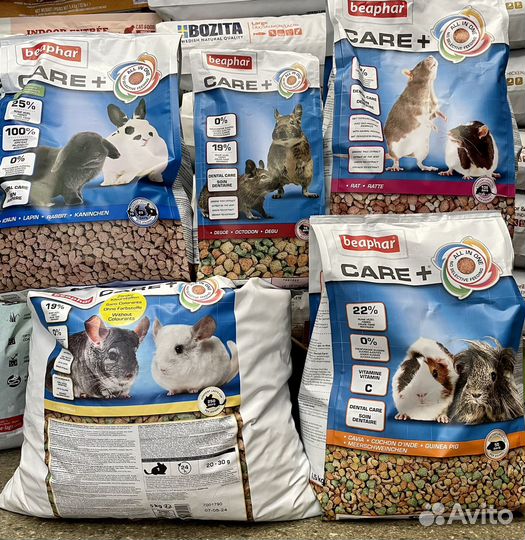 Beaphar care+. Беафар. Корм для грызунов