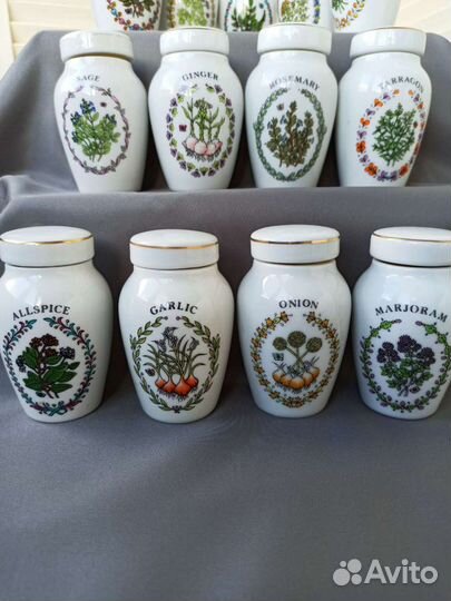 Баночки для специй фарфор Глория Вандербильт 24 шт