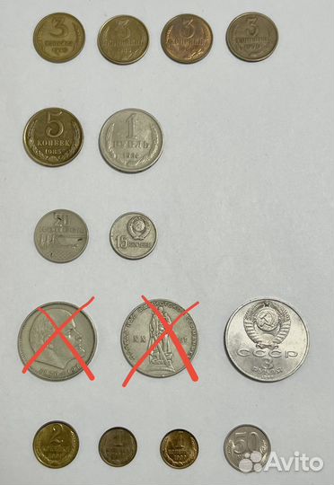 Монеты, юбилейные монеты СССР