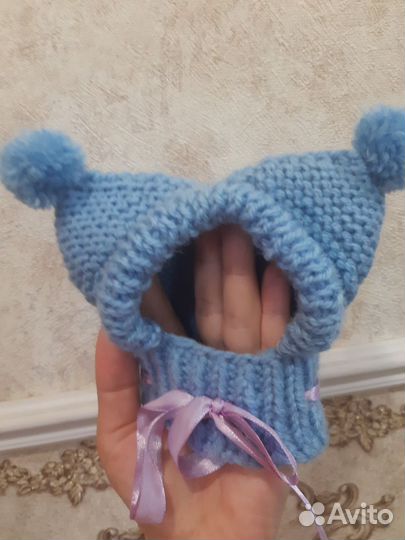 Шапка для маленькой собачки