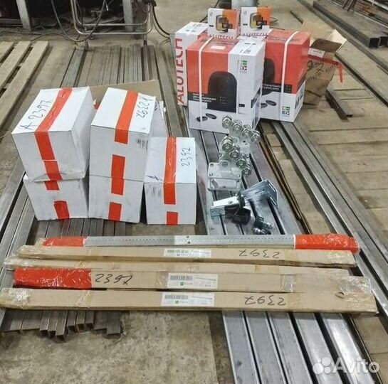 Комплект для откатных ворот алютех