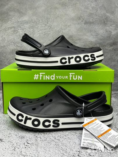 Сабо Crocs чёрные